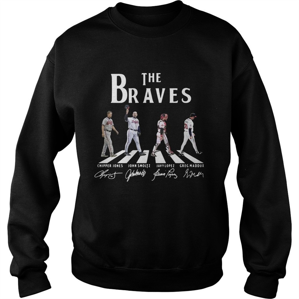 The Braves abbey road signature shirt