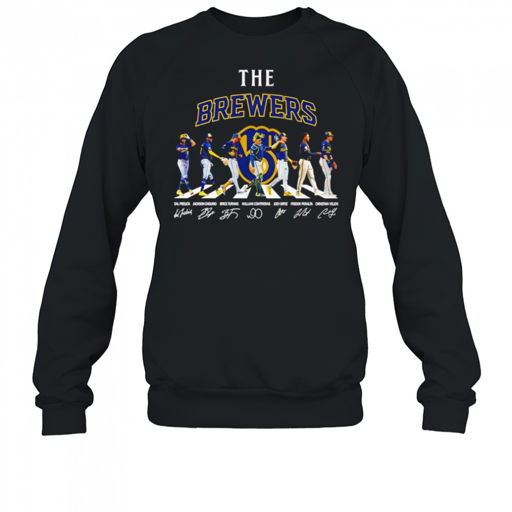 the-brewers-abbey-road-sal-frelick-jackson-chourio-shirt-8y3sefni The Brewers Abbey Road Sal Frelick Jackson Chourio shirt