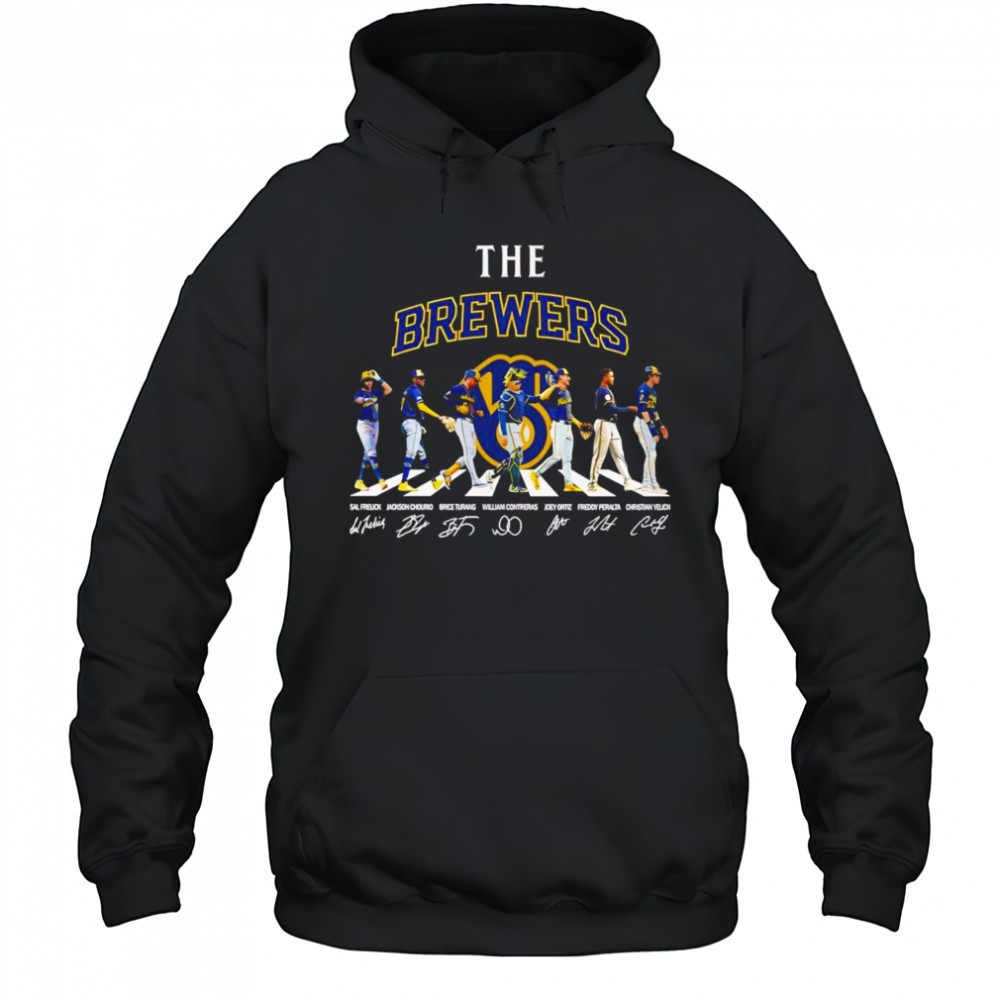 The Brewers Abbey Road Sal Frelick Jackson Chourio shirt