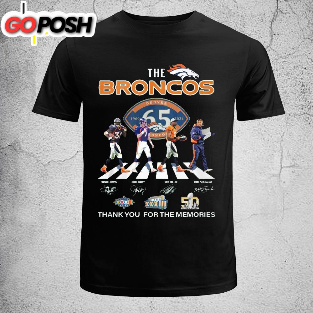 The Broncos Thank You For The Memories Unisex T-Shirt