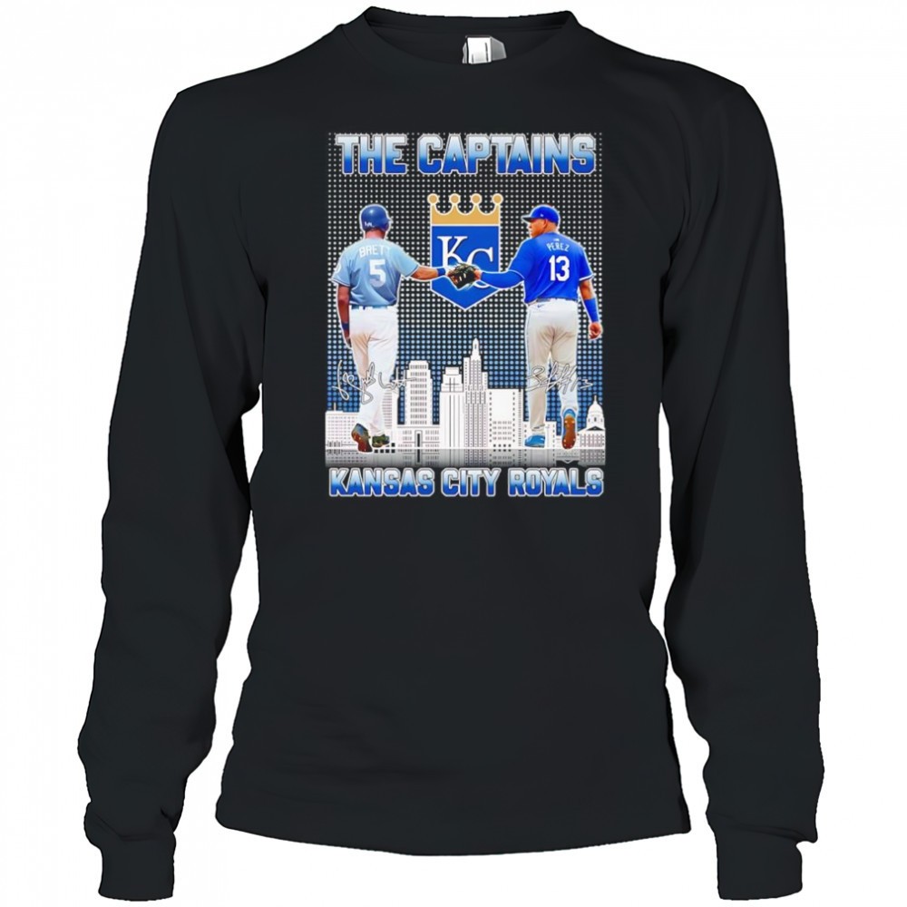 the-captains-george-brett-and-salvador-perez-kansas-city-royals-signature-shirt-tos08j13 The Captains George Brett and Salvador Perez Kansas City Royals signature shirt