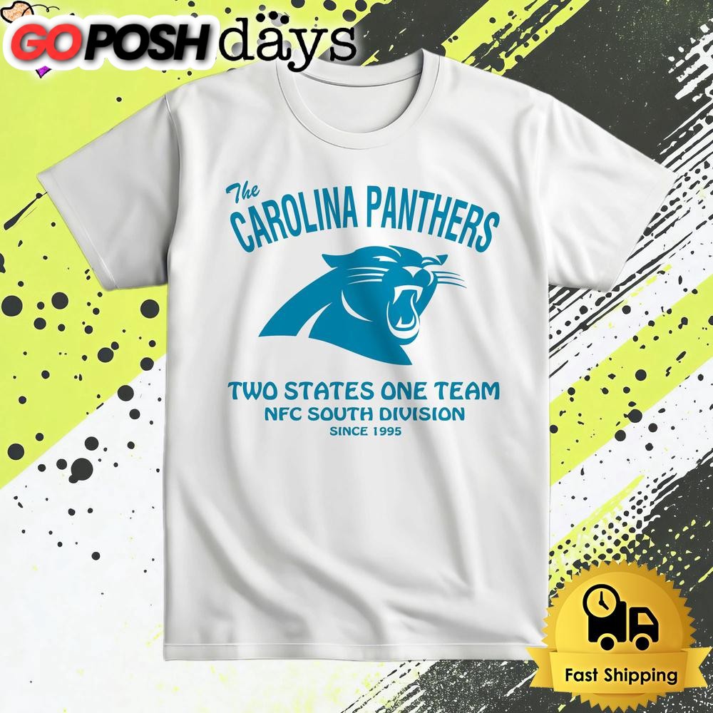 The Carolina Panthers Football Two States One Team T Shirt