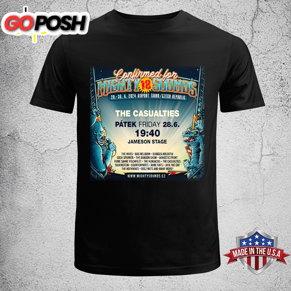 The Casualties Confirmed For Mighty 18 Sounds Unisex T-Shirt