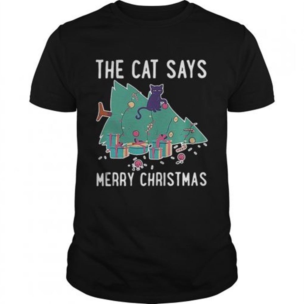 the-cat-says-merry-christmas-shirt-9xslcqdf The cat says Merry Christmas shirt