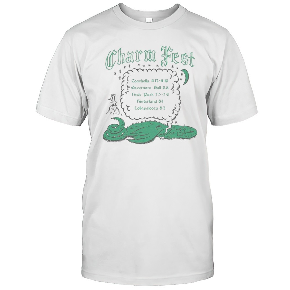 the-charmer-clairo-festivals-2025-coachella-april-12-19-governors-ball-6-8-hyde-yukaemzi The Charmer Clairo Festivals 2025 Coachella April 12 19 Governors Ball 6 8 Hyde Park 7 5 7 6 T-shirt