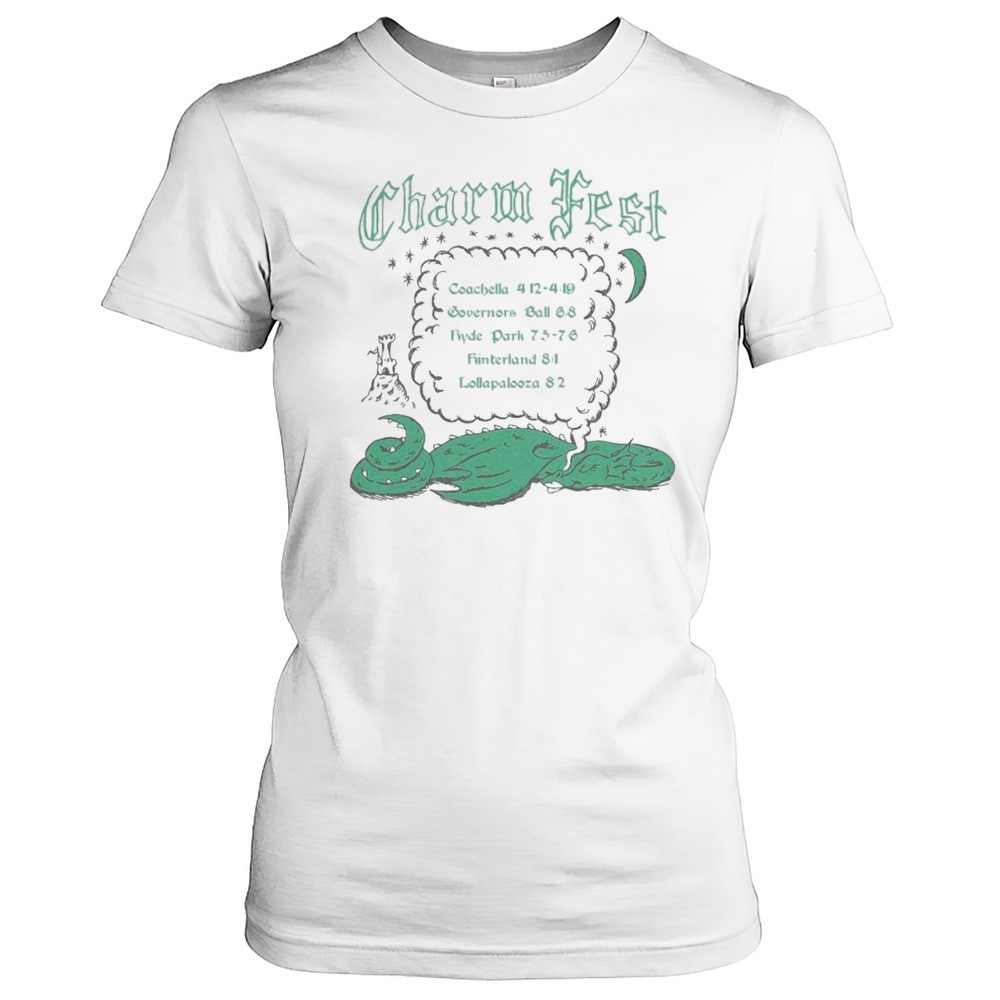 the-charmer-clairo-festivals-2025-coachella-april-12-19-governors-ball-6-8-hyde-yukaemzi The Charmer Clairo Festivals 2025 Coachella April 12 19 Governors Ball 6 8 Hyde Park 7 5 7 6 T-shirt