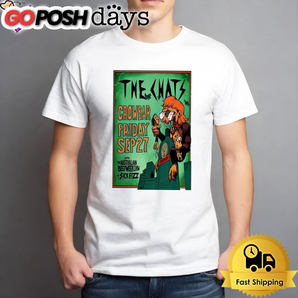 The Chats On September 27 2024 Crowbar Sydney Australia Unisex T-Shirt