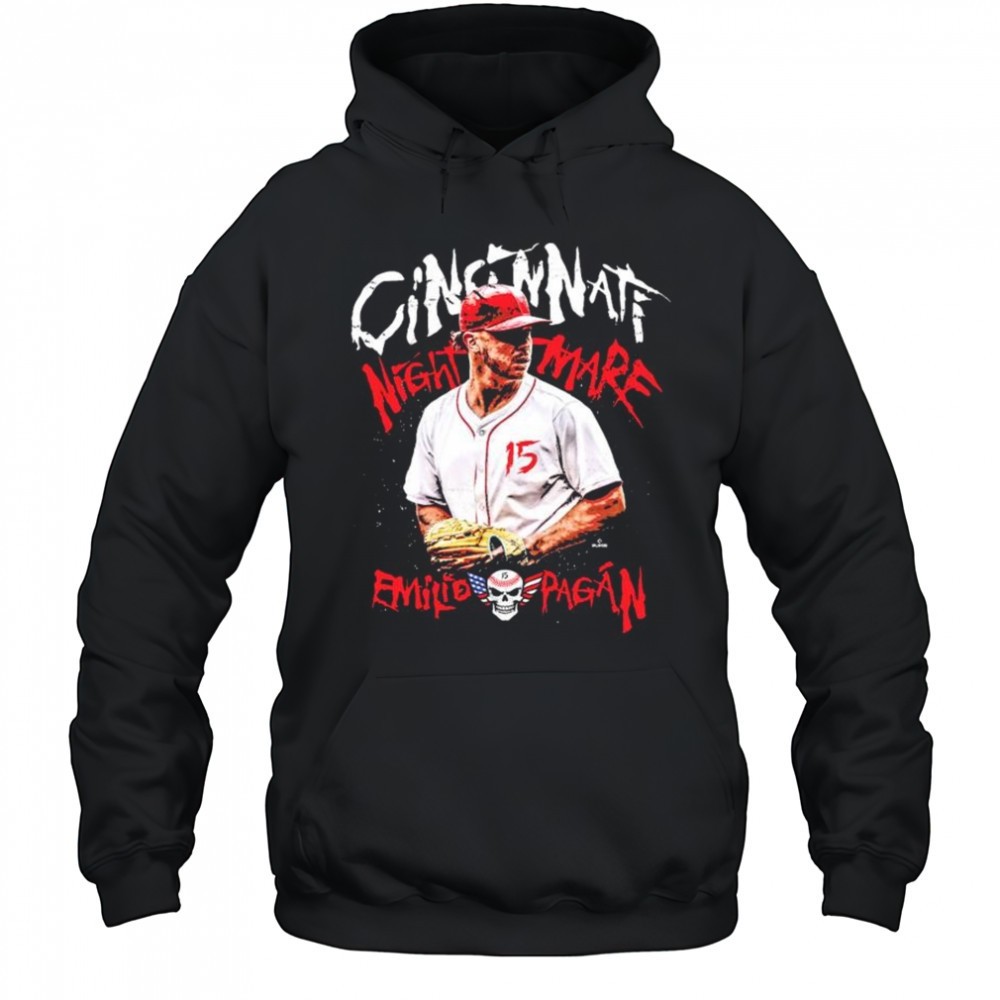 The Cincinnati Nightmare Emilio Pagán MLB Graphic t-shirt