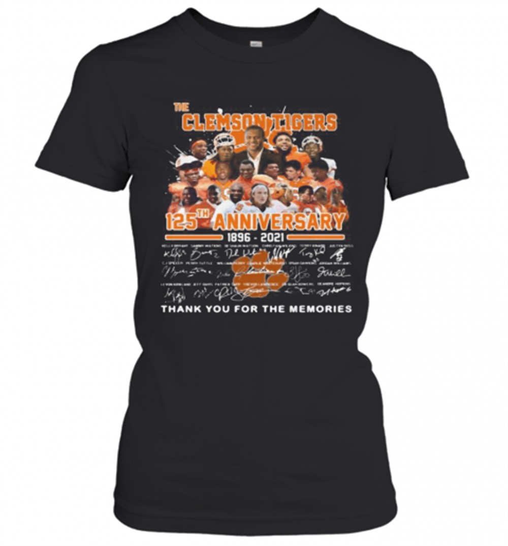 the-clemson-tigers-125th-anniversary-1896-2020-thank-you-for-the-memories-signat-m9fs50pf The Clemson Tigers 125Th Anniversary 1896 2020 Thank You For The Memories Signatures T-Shirt