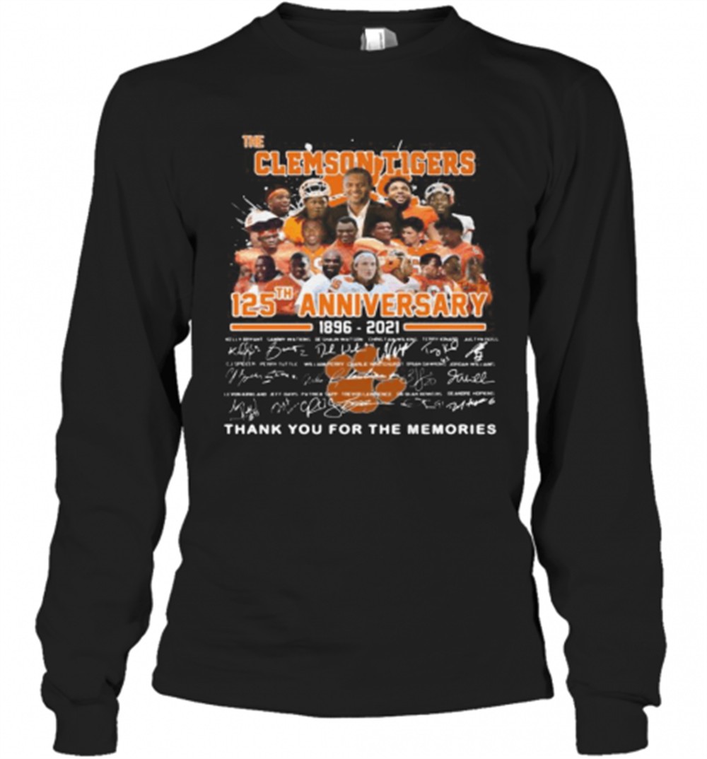 the-clemson-tigers-125th-anniversary-1896-2020-thank-you-for-the-memories-signat-m9fs50pf The Clemson Tigers 125Th Anniversary 1896 2020 Thank You For The Memories Signatures T-Shirt