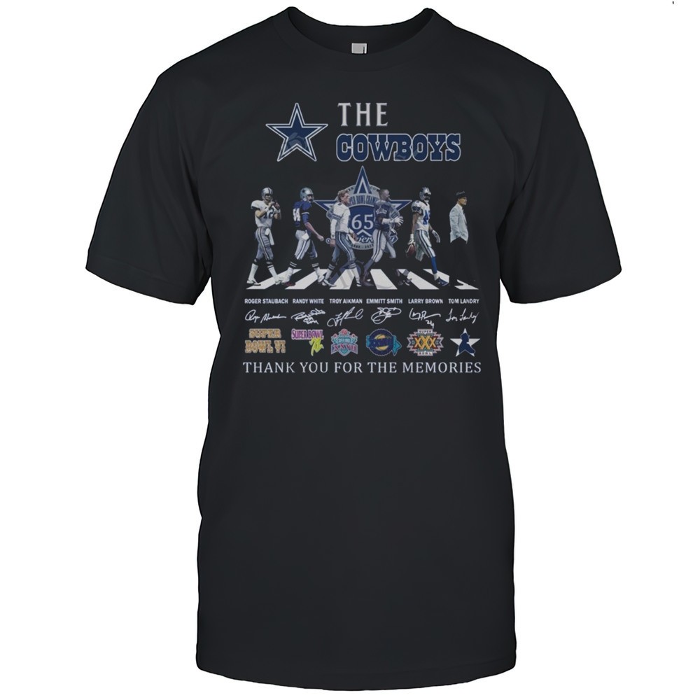 the-cowboys-65th-1960-2025-thank-you-for-the-memories-signatures-walking-shirt-dj0rygbw The Cowboys 65th 1960-2025 Thank You For The Memories Signatures Walking Shirt