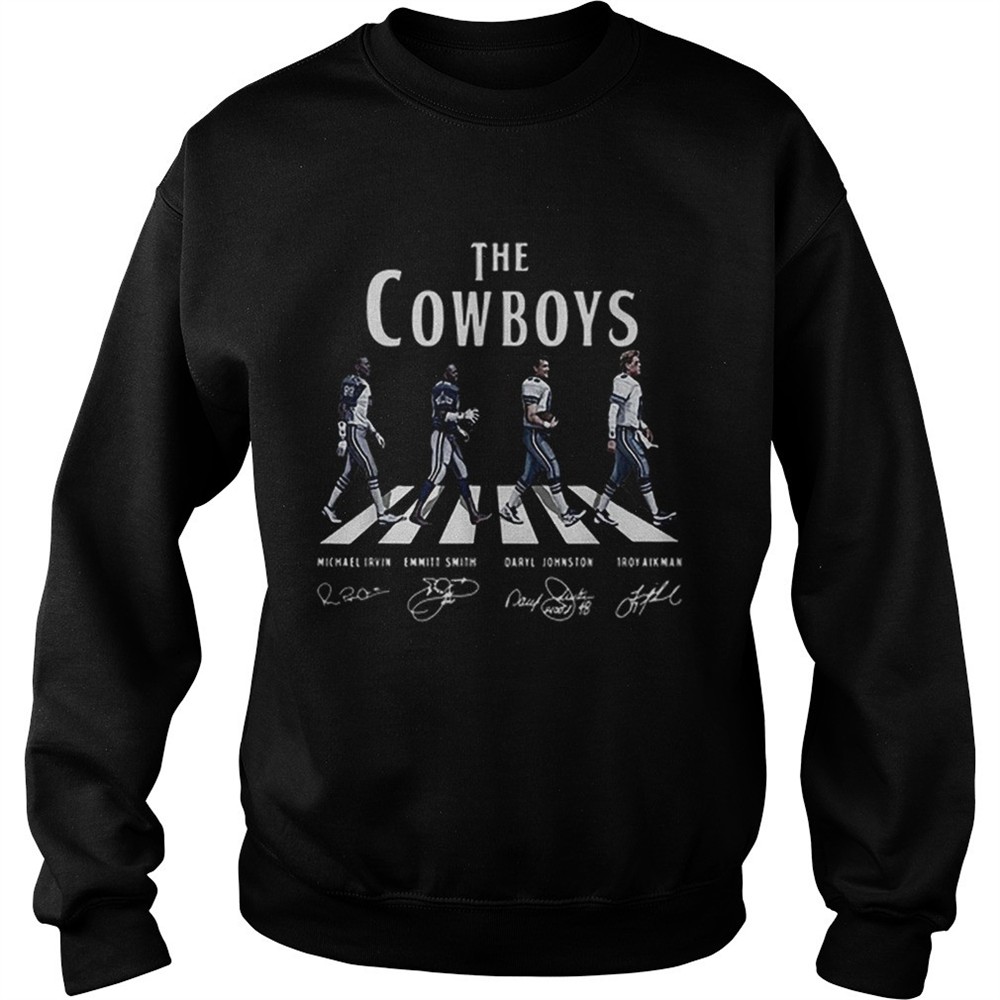 The Cowboys Abbey Road Dallas Cowboys signatures shirt
