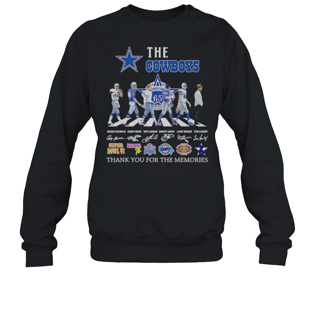 The Cowboys Abbey Road Thank You For The Memories Shirt