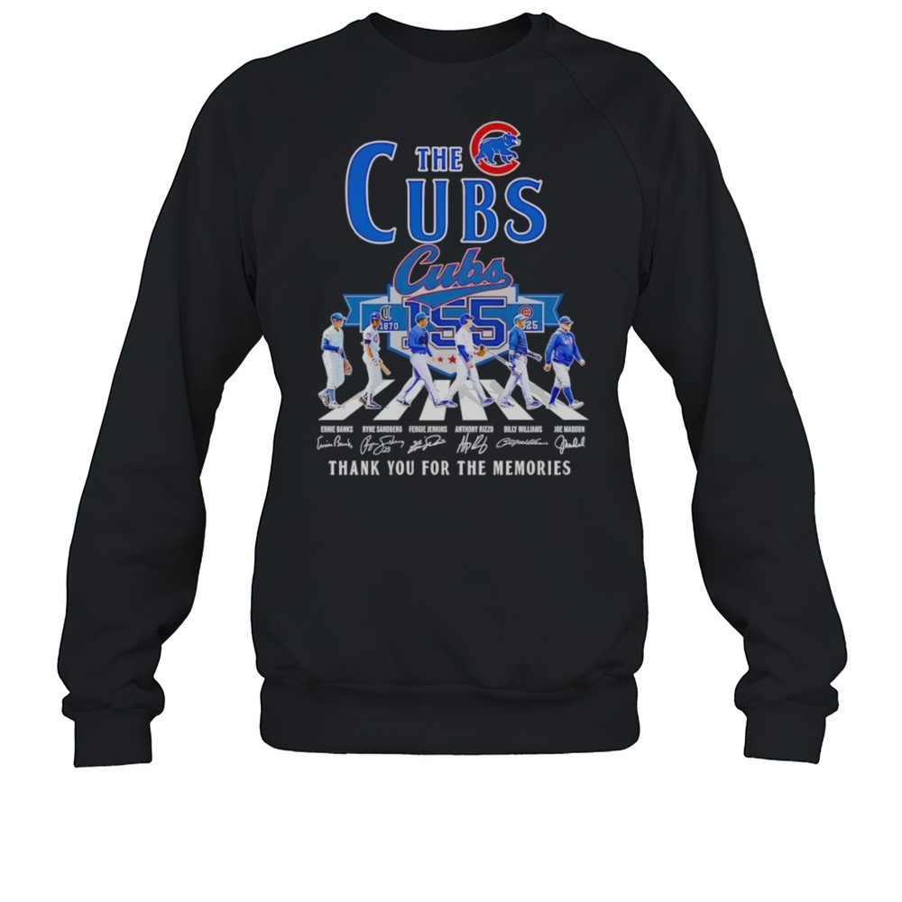 The Cubs 1870 2025 Abbey Road Thank You For The Memories Shirt