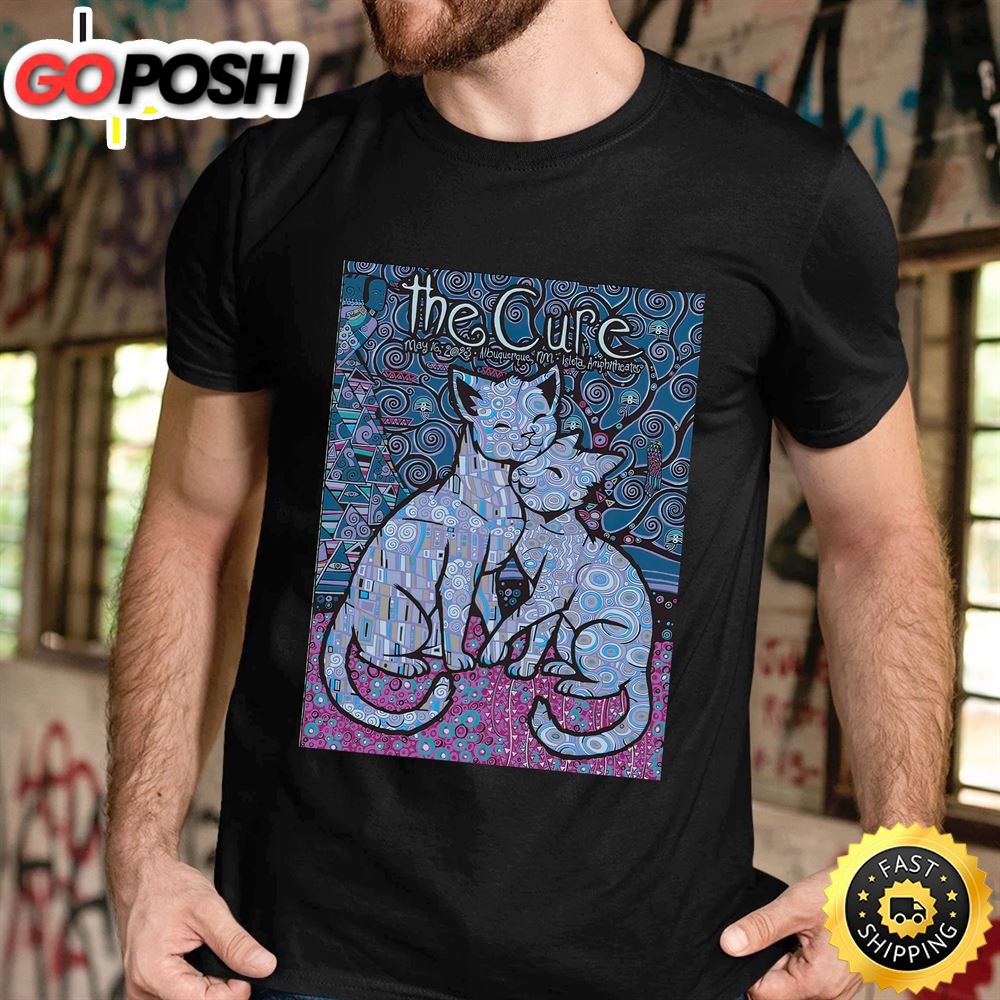 The Cure Albuquerque May 16 Tour 2025 Second Edition Unisex Tshirt