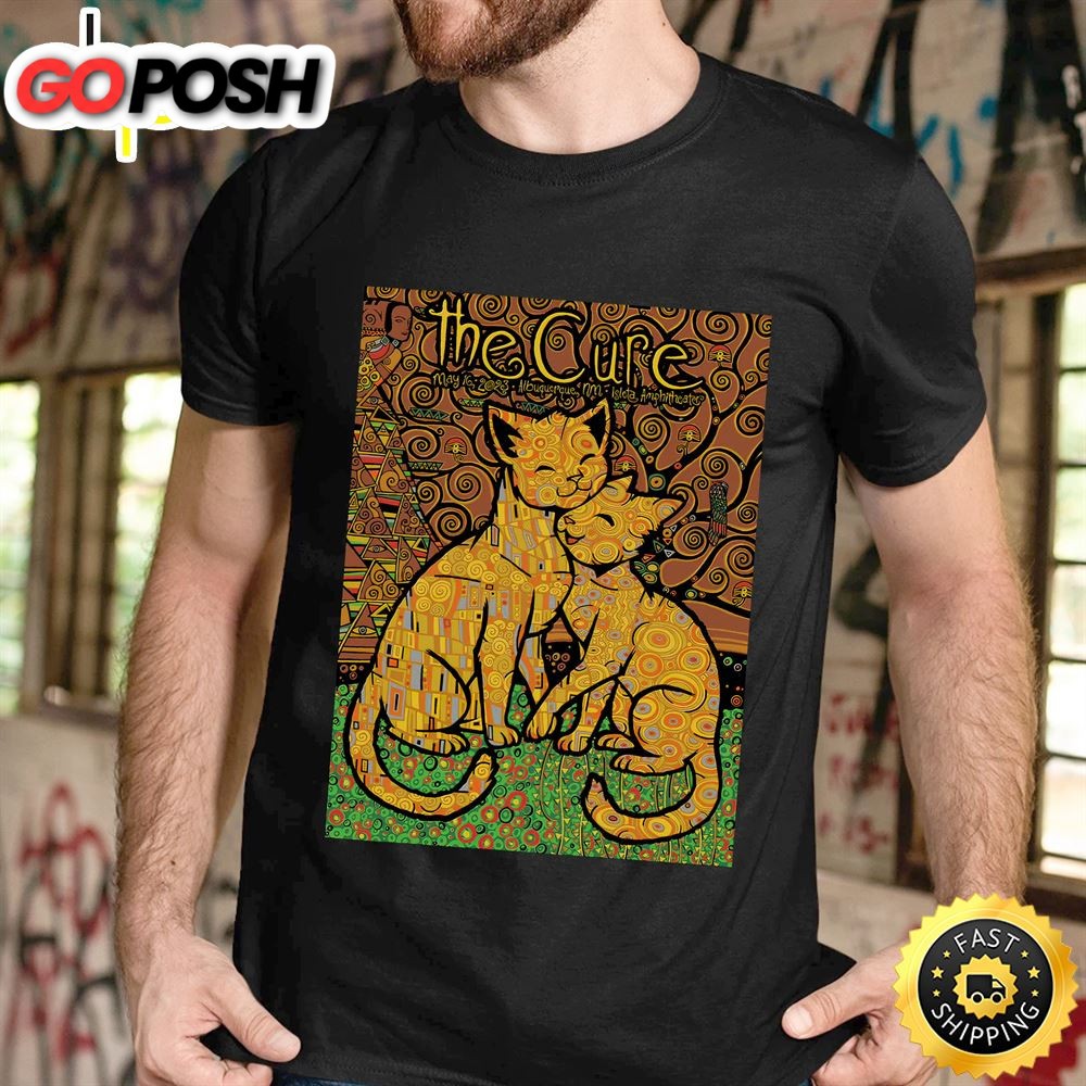 The Cure Albuquerque Yellow May 16 Tour 2025 Second Edition Unisex Tshirt