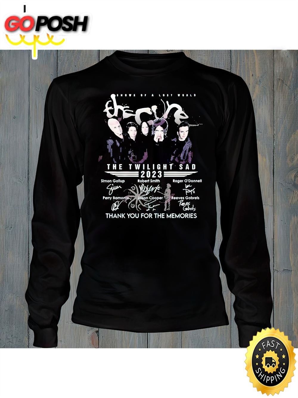 The Cure Announce 2025 Shows Of A Lost World The Twilight Sad Thank You For The Memories T-Shirt Unisex T-Shirt