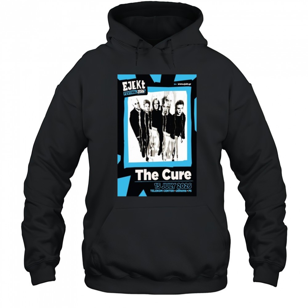 The Cure Athens, Greece July 15 2026 Tour T-shirt