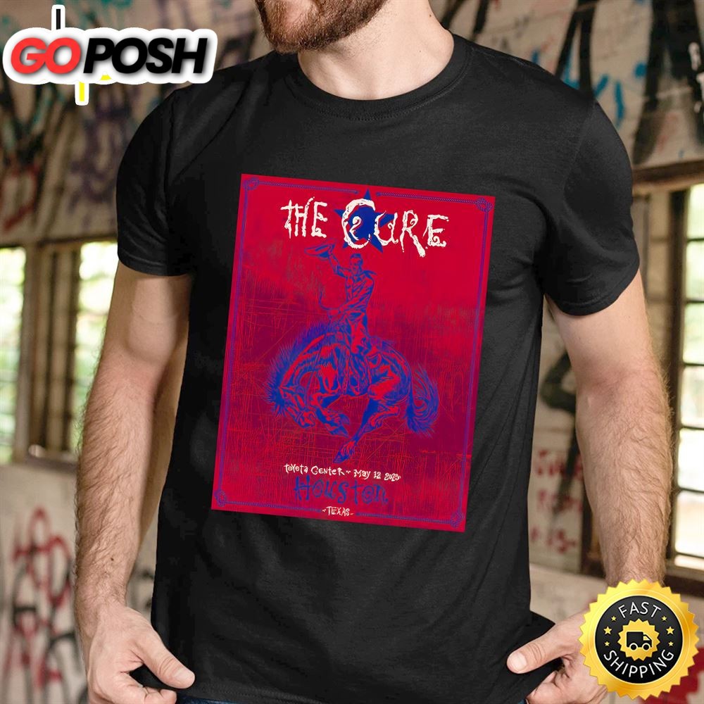 The Cure Houston May 12 Tour 2025 Second Edition Unisex Tshirt