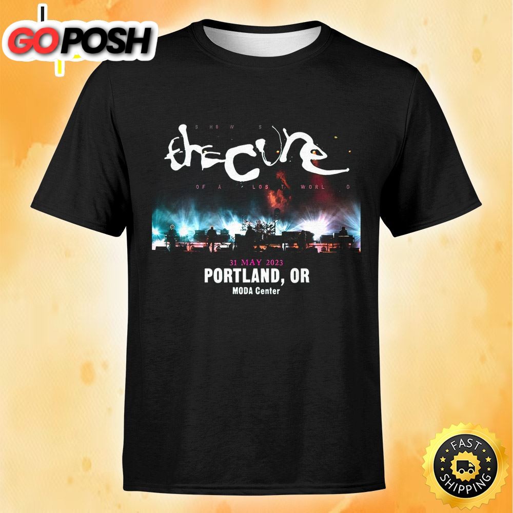 The Cure New Tour 2025 Music Black Unisex Tshirt