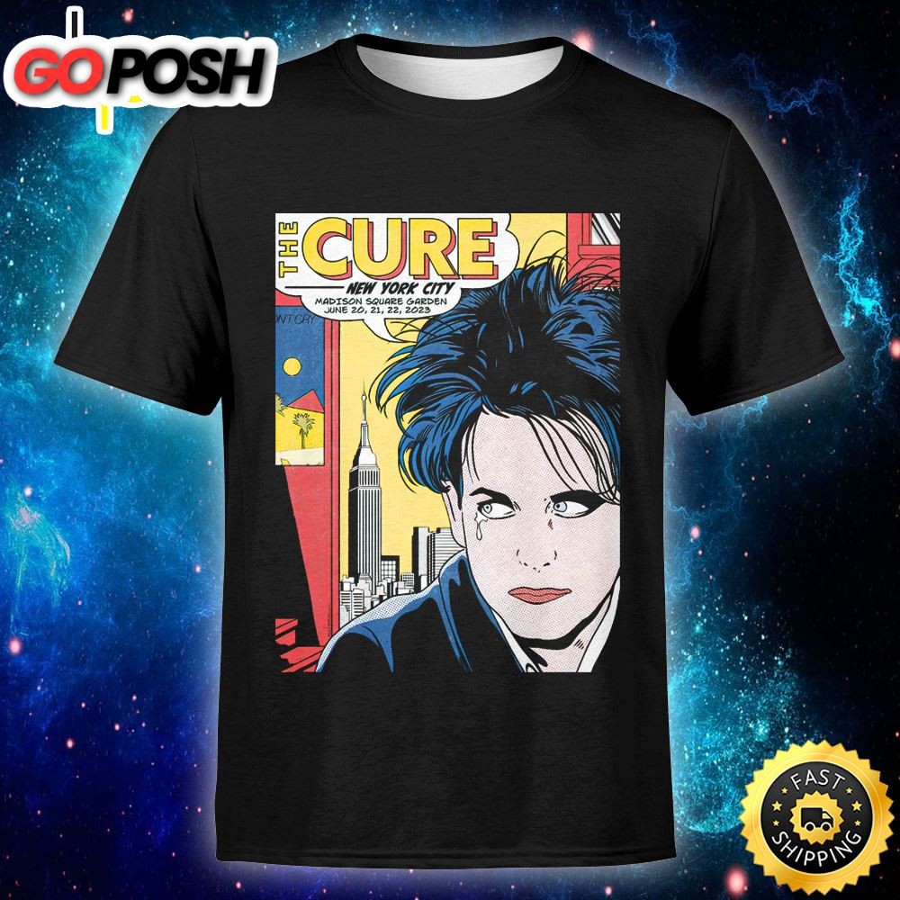The Cure New York City June 20-22 Tour 2025 First Edition Unisex T-Shirt