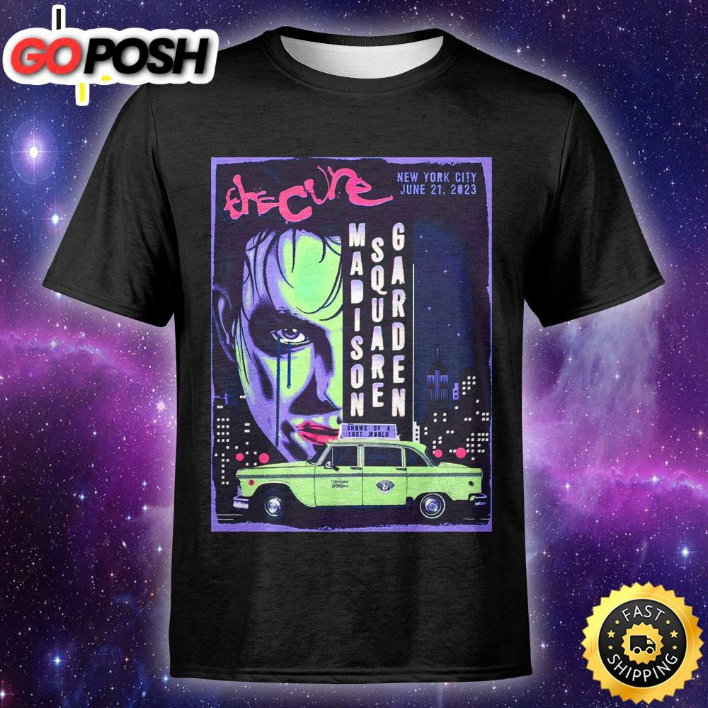 The Cure New York City June 21 Tour 2025 Unisex T-Shirt