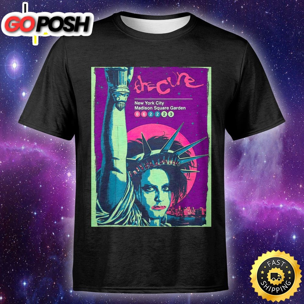 The Cure New York City June 22 Tour 2025 Unisex T-Shirt