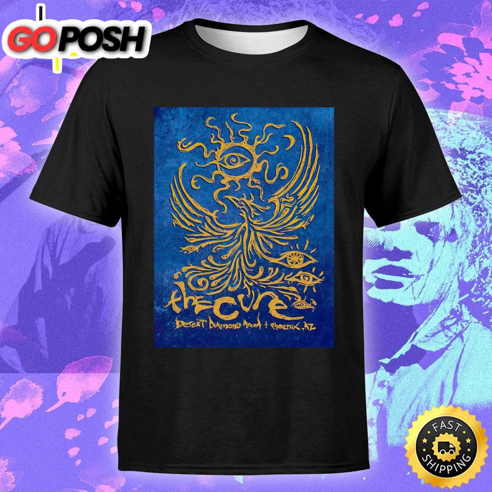 The Cure Phoenix May 18 Tour 2025 Second Edition Tshirt