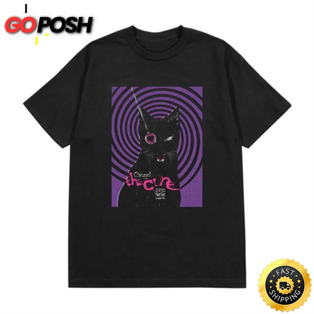 The Cure Riot Fest Chicago Event Tee T-shirt