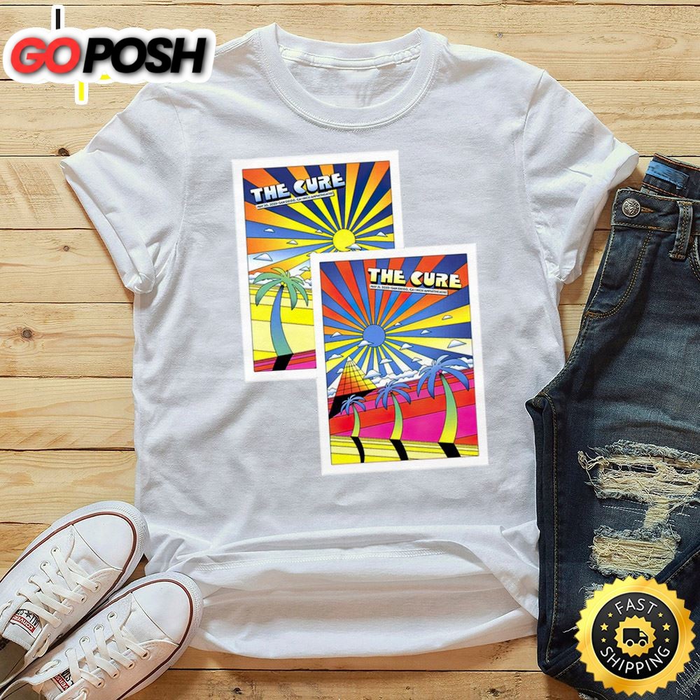 The Cure San Diego May 20 & 21 Tour 2025 Tshirt