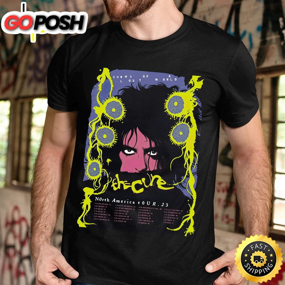 the-cure-shows-of-a-lost-world-tour-2025-poster-moody-blue-lemon-lime-colorway-zec1azx6 The Cure Shows Of A Lost World Tour 2025 Poster Moody Blue – Lemon Lime Colorway Tshirt