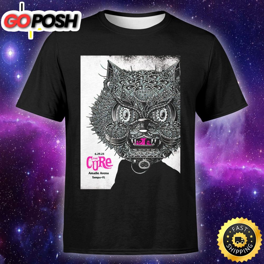 The Cure Tampa June 29 Tour 2025 First Unisex T-Shirt