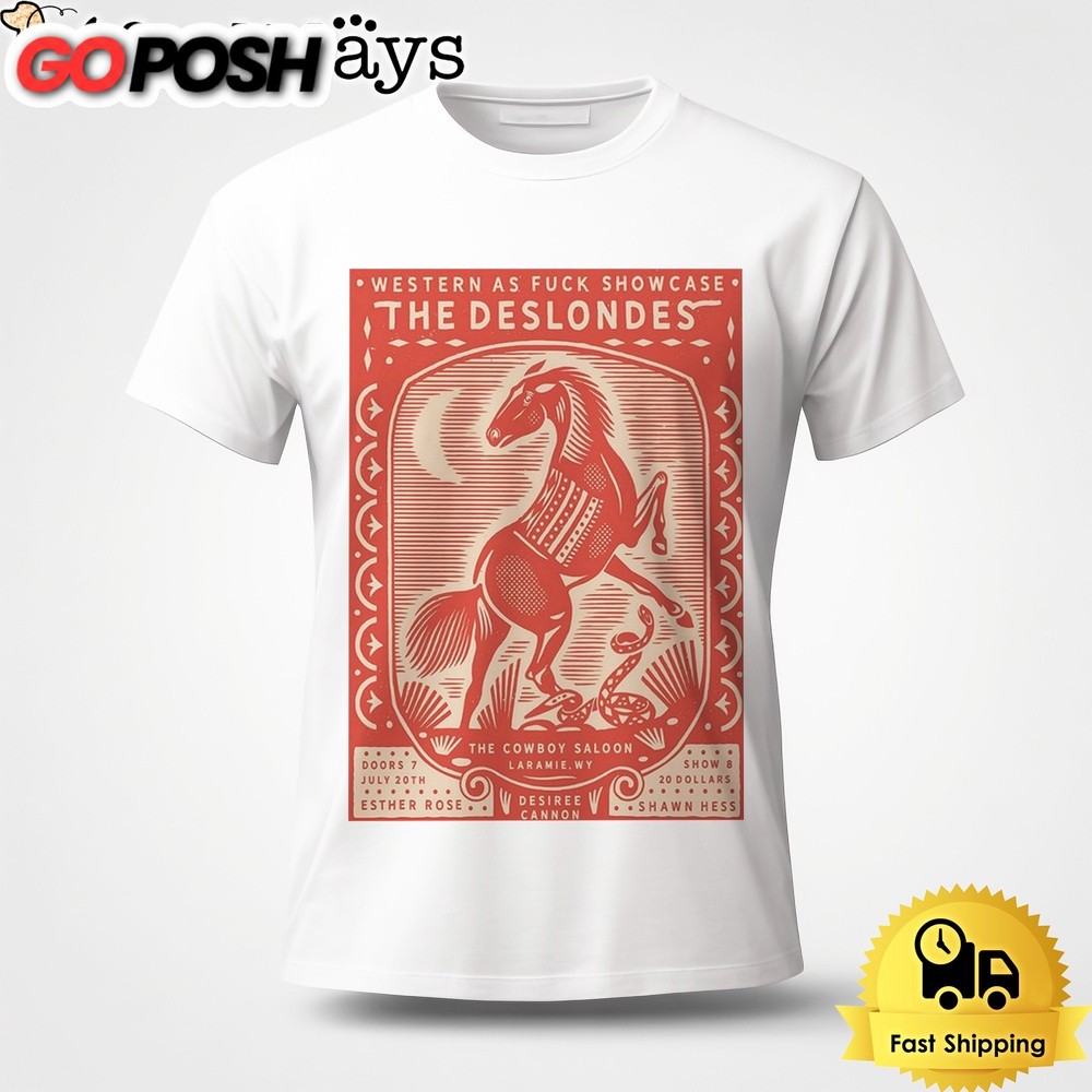 The Deslondes The Cowboy Saloon In Laramie WY On July 2024 Unisex T-Shirt