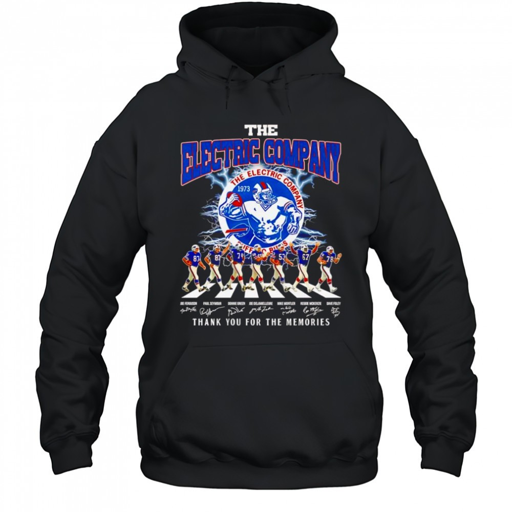 The Electric Company Buffalo Bills thank you for the memories shirt