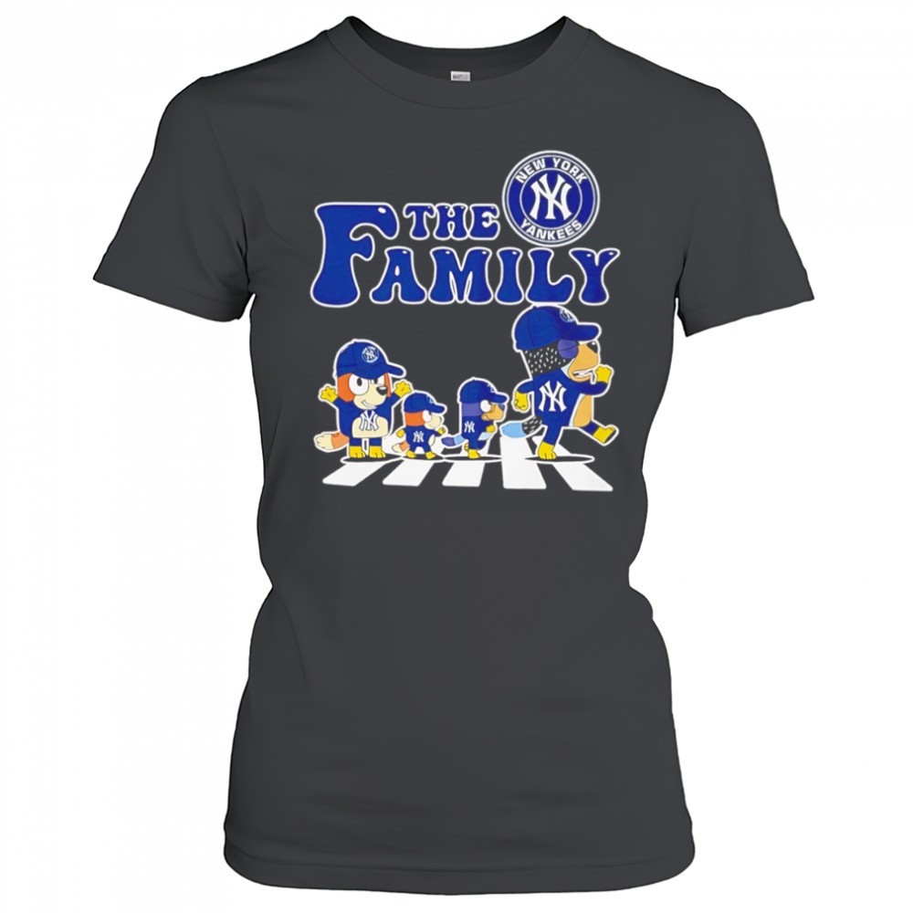 the-family-bluey-vs-new-york-yankees-mlb-baseball-abbey-road-shirt-3cqlavhp The Family Bluey vs New York Yankees MLB Baseball Abbey Road shirt