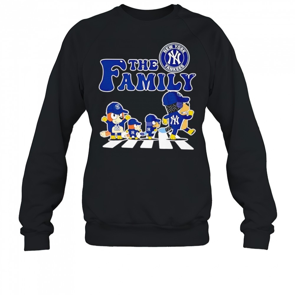 the-family-bluey-vs-new-york-yankees-mlb-baseball-abbey-road-shirt-3cqlavhp The Family Bluey vs New York Yankees MLB Baseball Abbey Road shirt