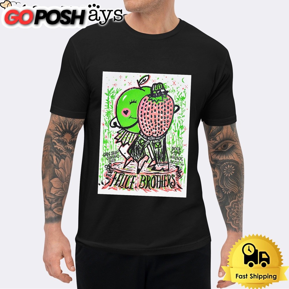 The Felice Brothers July 25 2024 The GrogShop in Cleveland OH Unisex T-Shirt