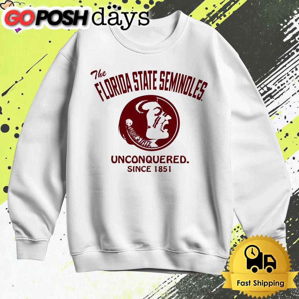 the-florida-state-seminoles-football-unconquered-t-shirt-kf4c5hv0 The Florida State Seminoles Football Unconquered T Shirt