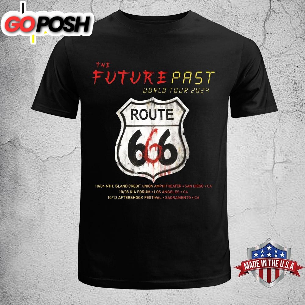 The Future Past 2024 Tour California Music Unisex T-Shirt