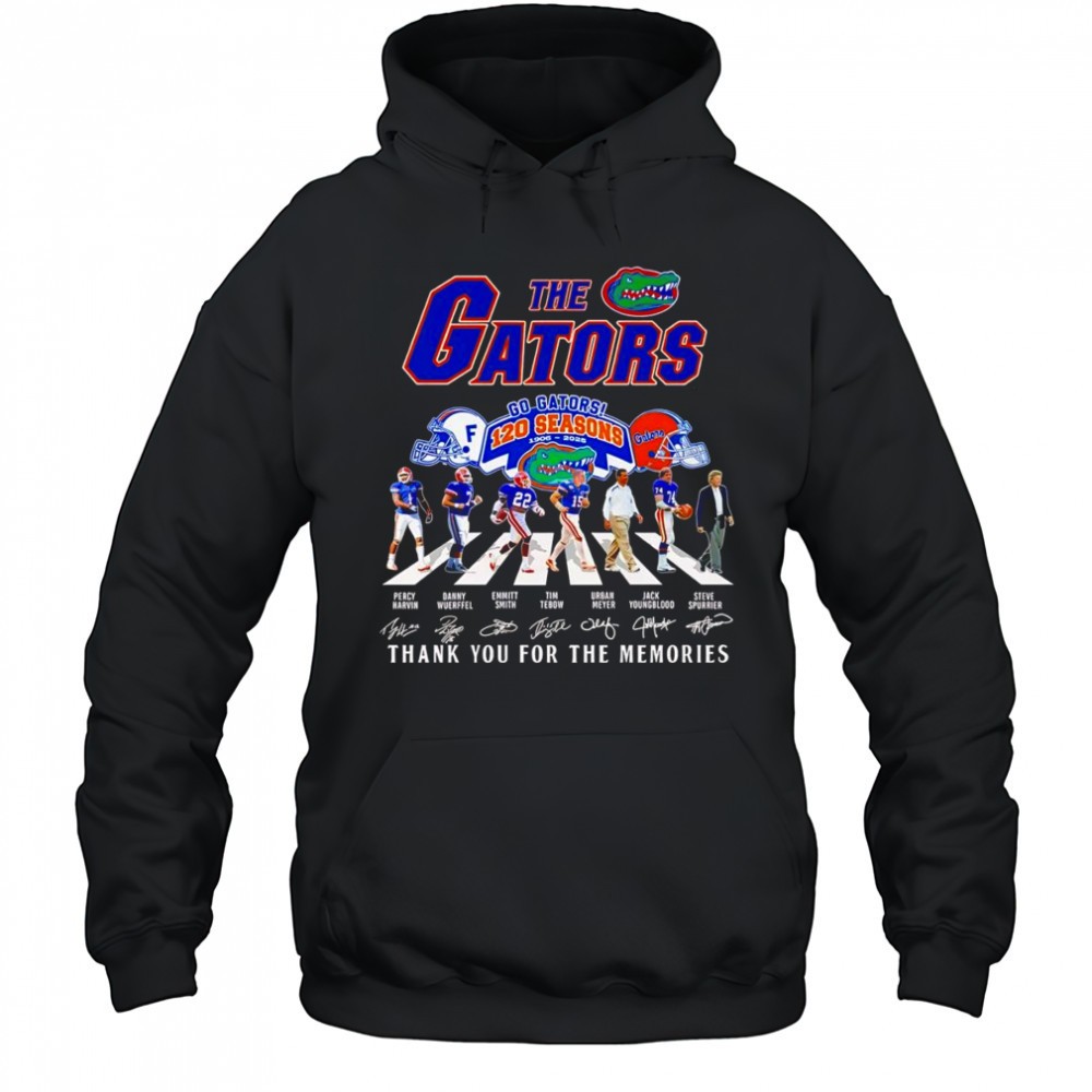 The Gators 120 seasons 1906 2025 Abbey Road thank you for the memories shirt