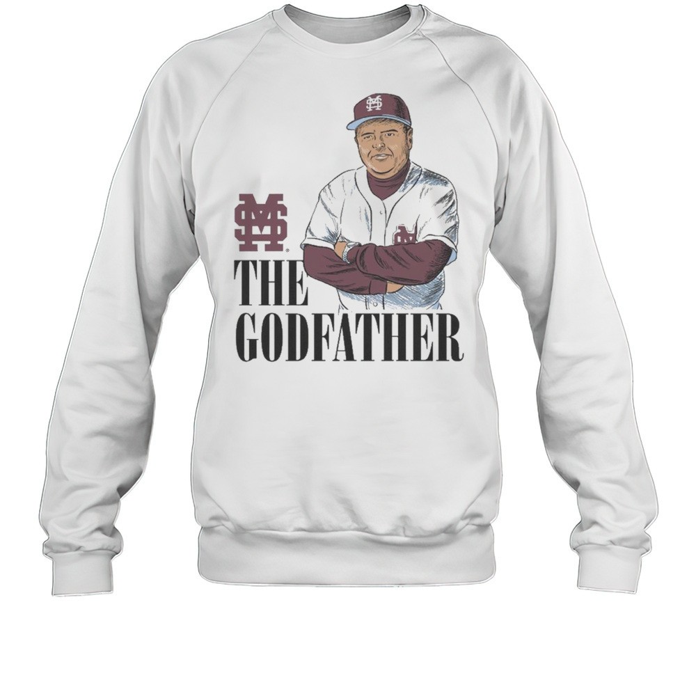 The Godfather Ron Polk MSU Mississippi State Bulldogs Baseball Painting T-shirt