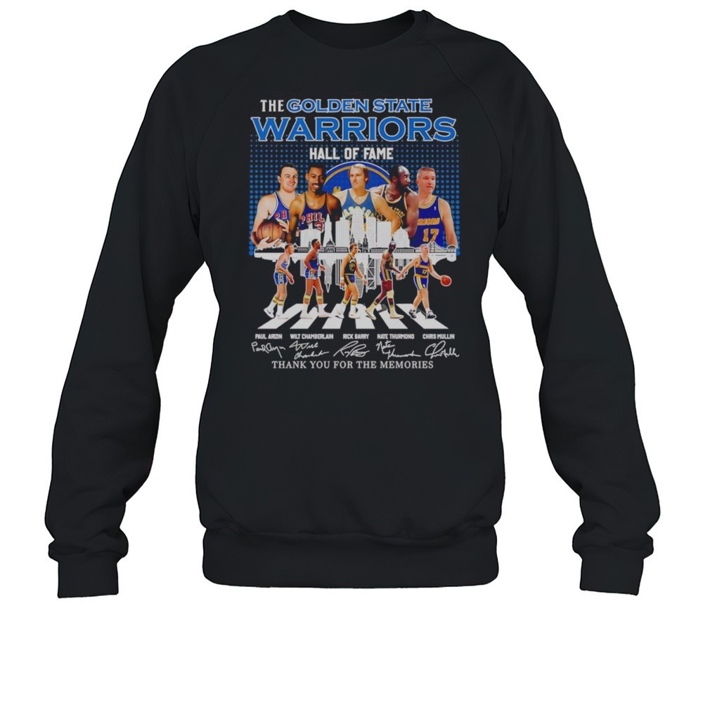 The Golden State Warriors Hall Of Fame Thank You For The Memories Shirt
