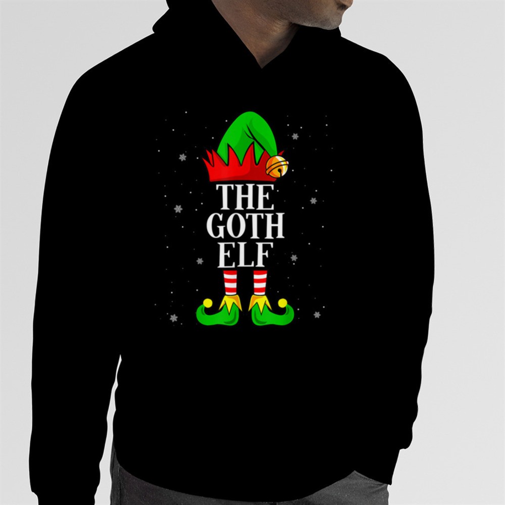 The Goth Elf Group Matching Family Christmas Gothic Funny T-Shirt B0BNPNWD2G