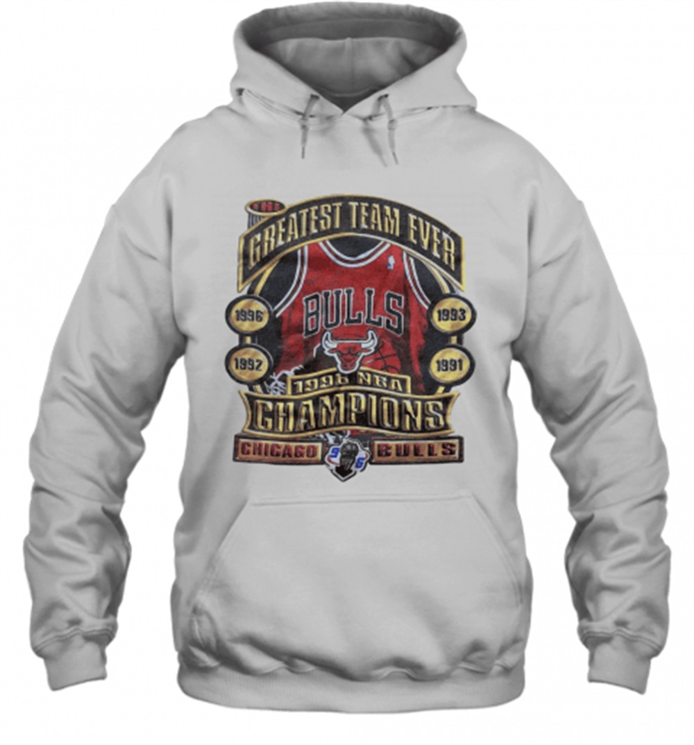 The Greatest Team Ever 1996 Nba Champions Chicago Bulls T-Shirt