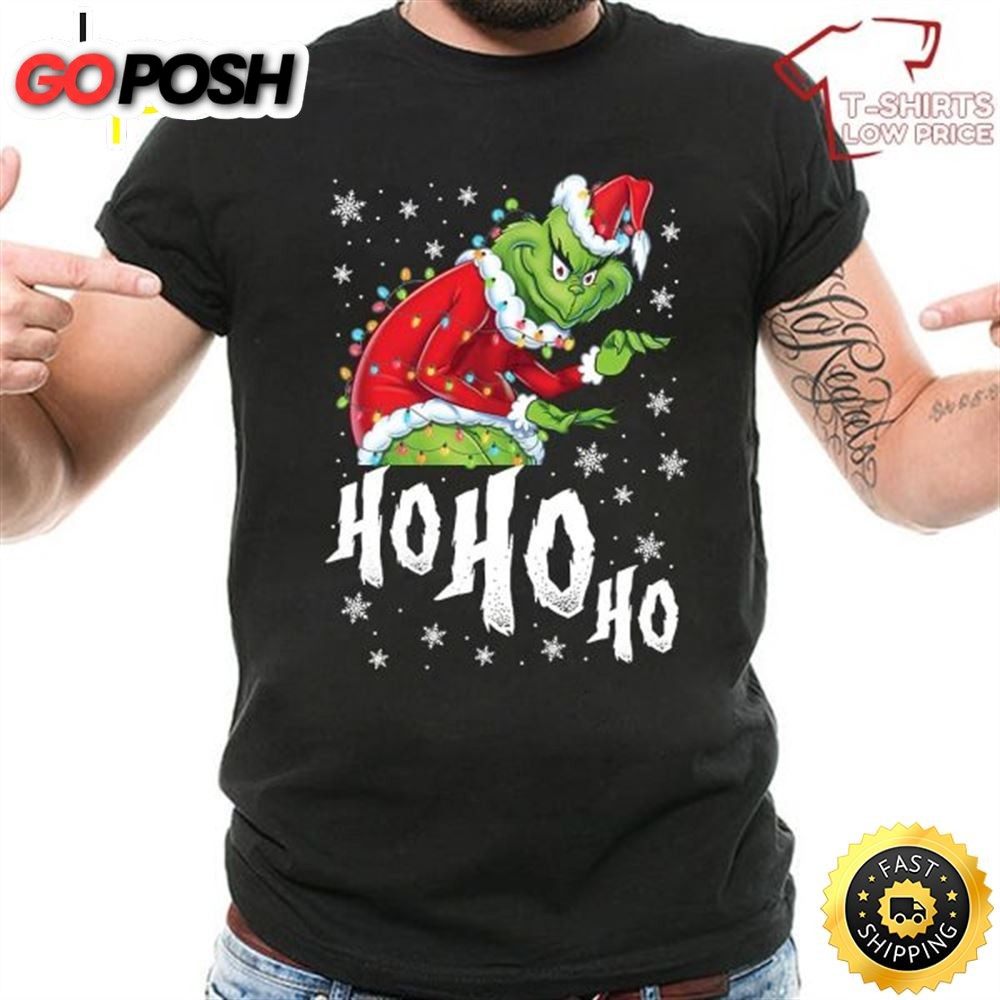 The Grinch Ho Ho Ho Christmas T-Shirt