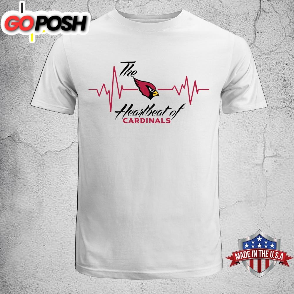 The heartbeat of Arizona Cardinals Unisex T-Shirt