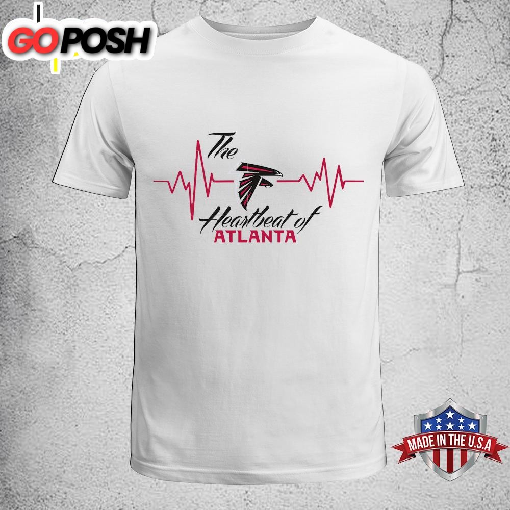 The heartbeat of Atlanta Falcons Unisex T-Shirt