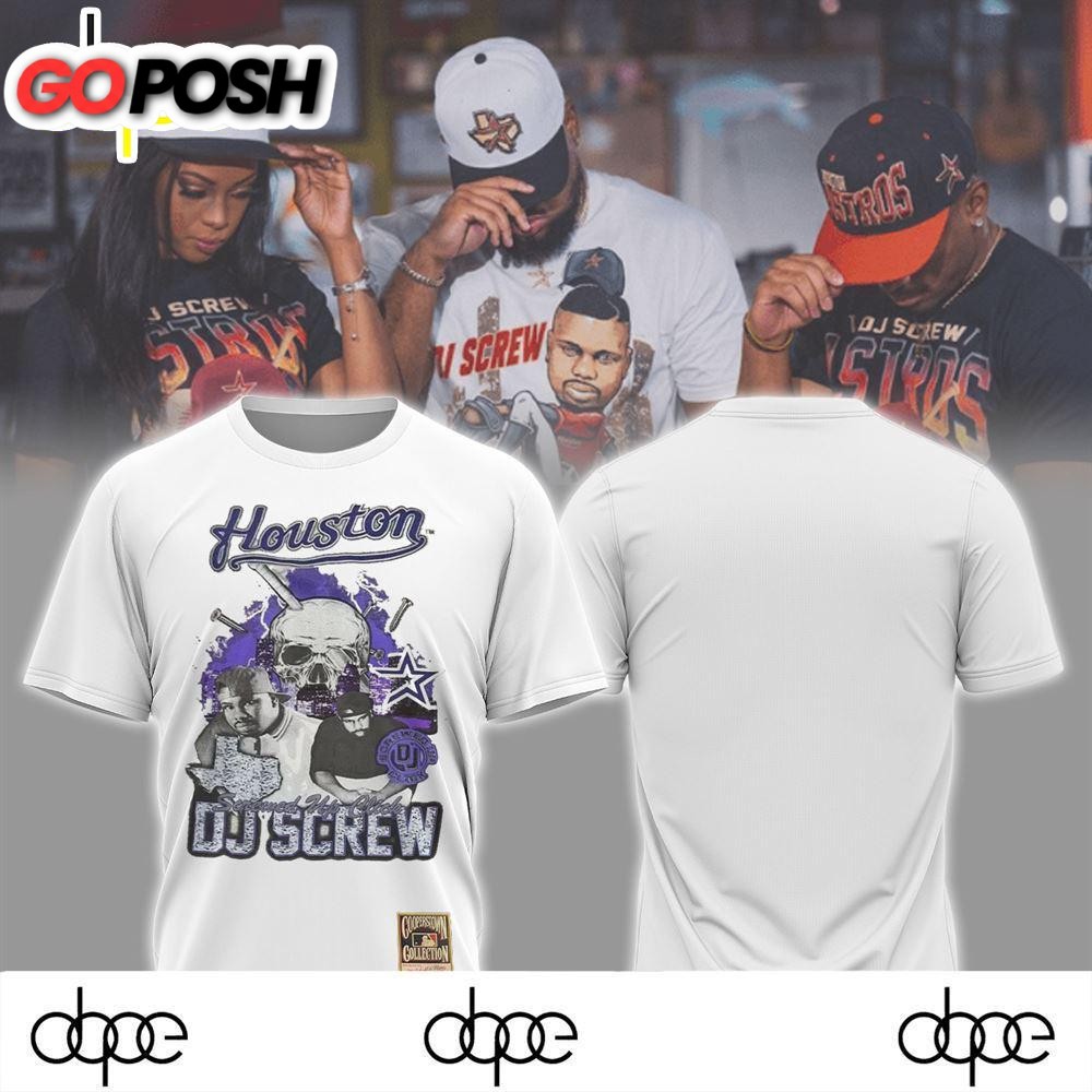 The Houston Astros x Dj Screw 2024 New Collection Shirt