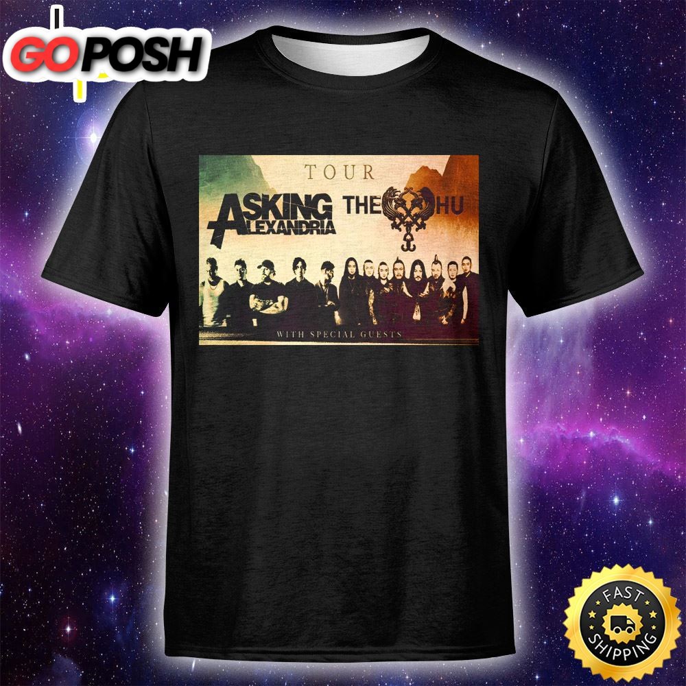 The Hu And Asking Alexandria Announce 2025 Us Tour Unisex Tshirt