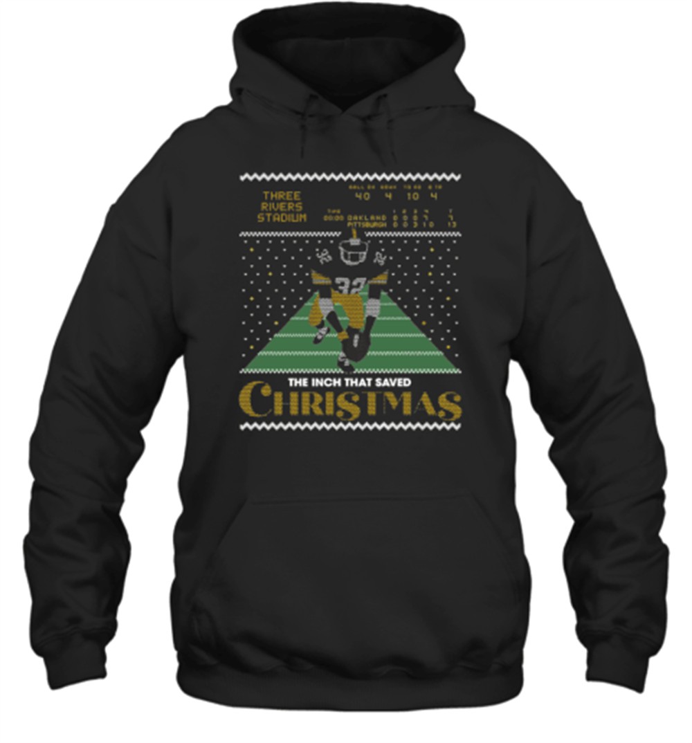 The Inch That Saved Christmas Three Rivers Stadium 32 T-Shirt